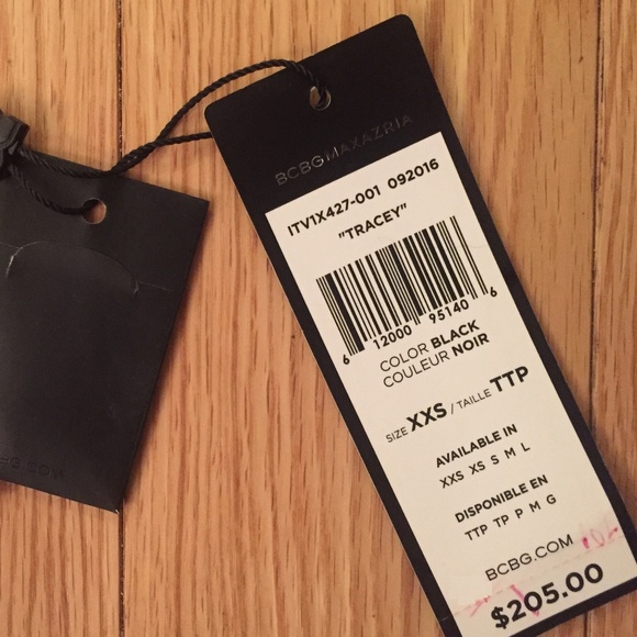 BCBG MaxAzria "Tracey" Angel-Sleeve Pebbled Blouse - Picture 7 of 8